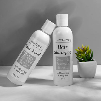 Hair oil + Shampoo