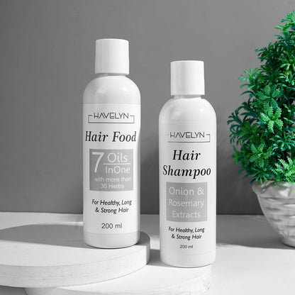 Hair oil + Shampoo