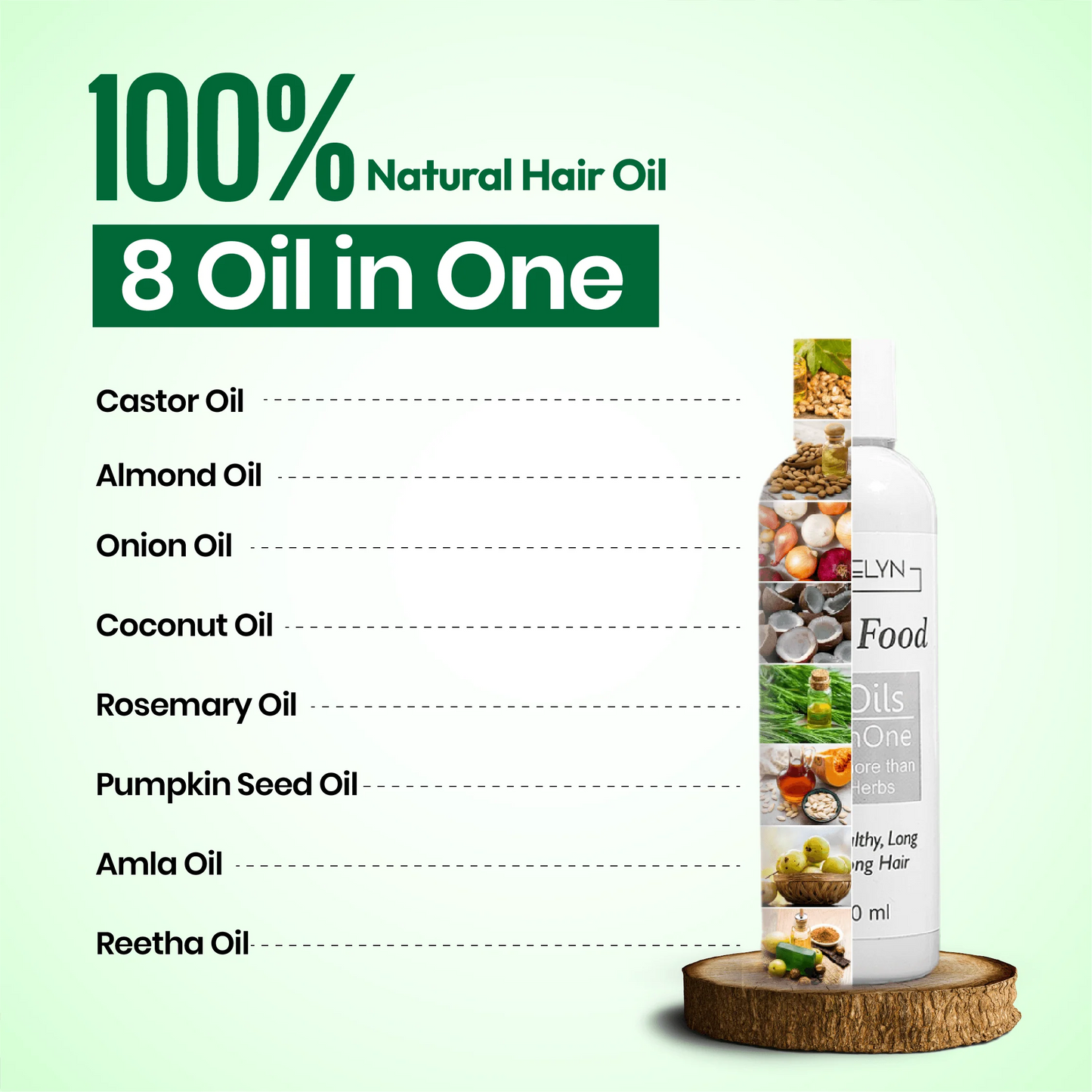 Hair oil + Shampoo